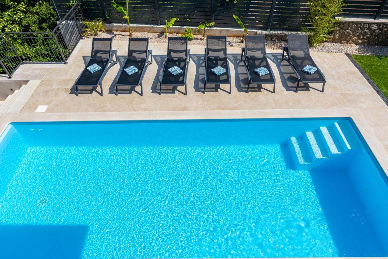 Villa Pafran With Heated Pool Krk Krk Town Eksteriør bilde